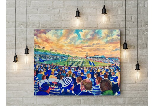 Greenock Morton FC Cappielow Park Stadium Wall Art Canvas